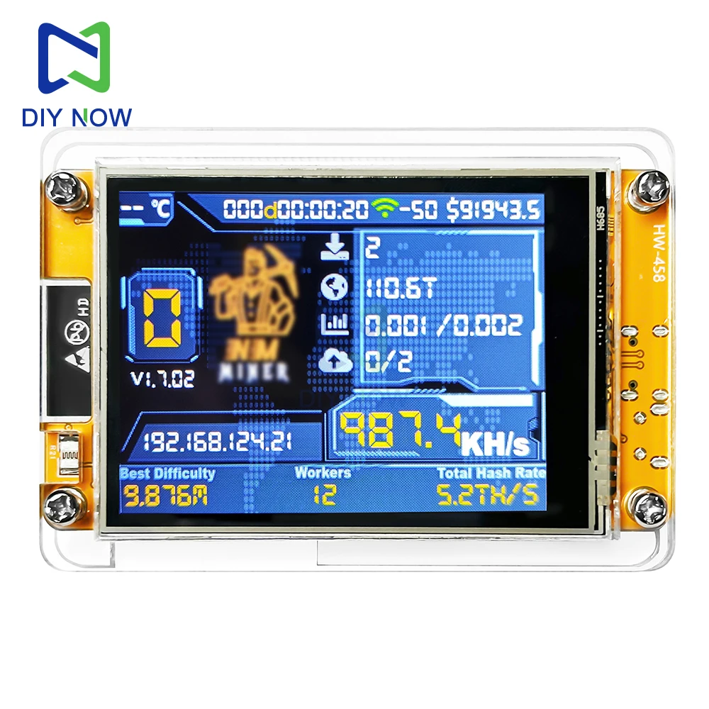 ESP32 2.8 بوصة OLED 240*320 لوحة تطوير شاشة اللمس الذكية ESP32-2432S028 مع حساب معدل التجزئة دعم ESP32-DROOM #3
