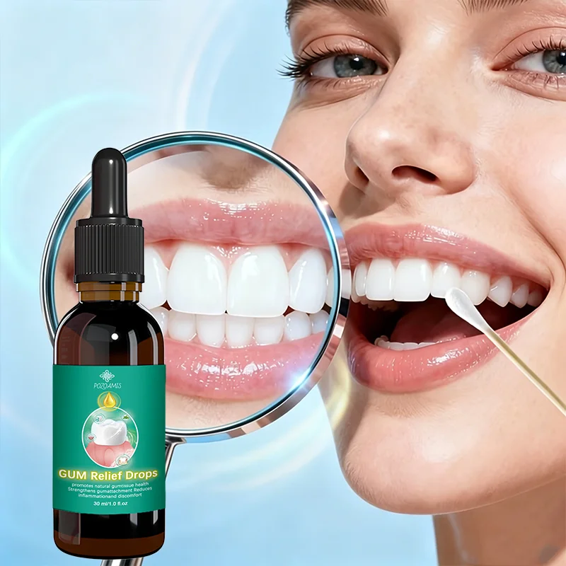 Gum Relief Drops Provide Gentle Daily Oral Care, Helping to Remove Surface Stains and Leave Breath Fresh for a Long Time.