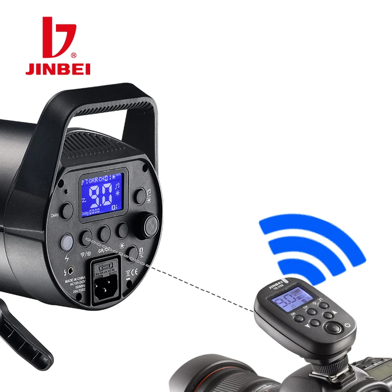 JINBEI DPX-800II  800W 25W LED Photography Studio LED Flash Light Camera Flash Strobe Light  Photo Flash Accessories good