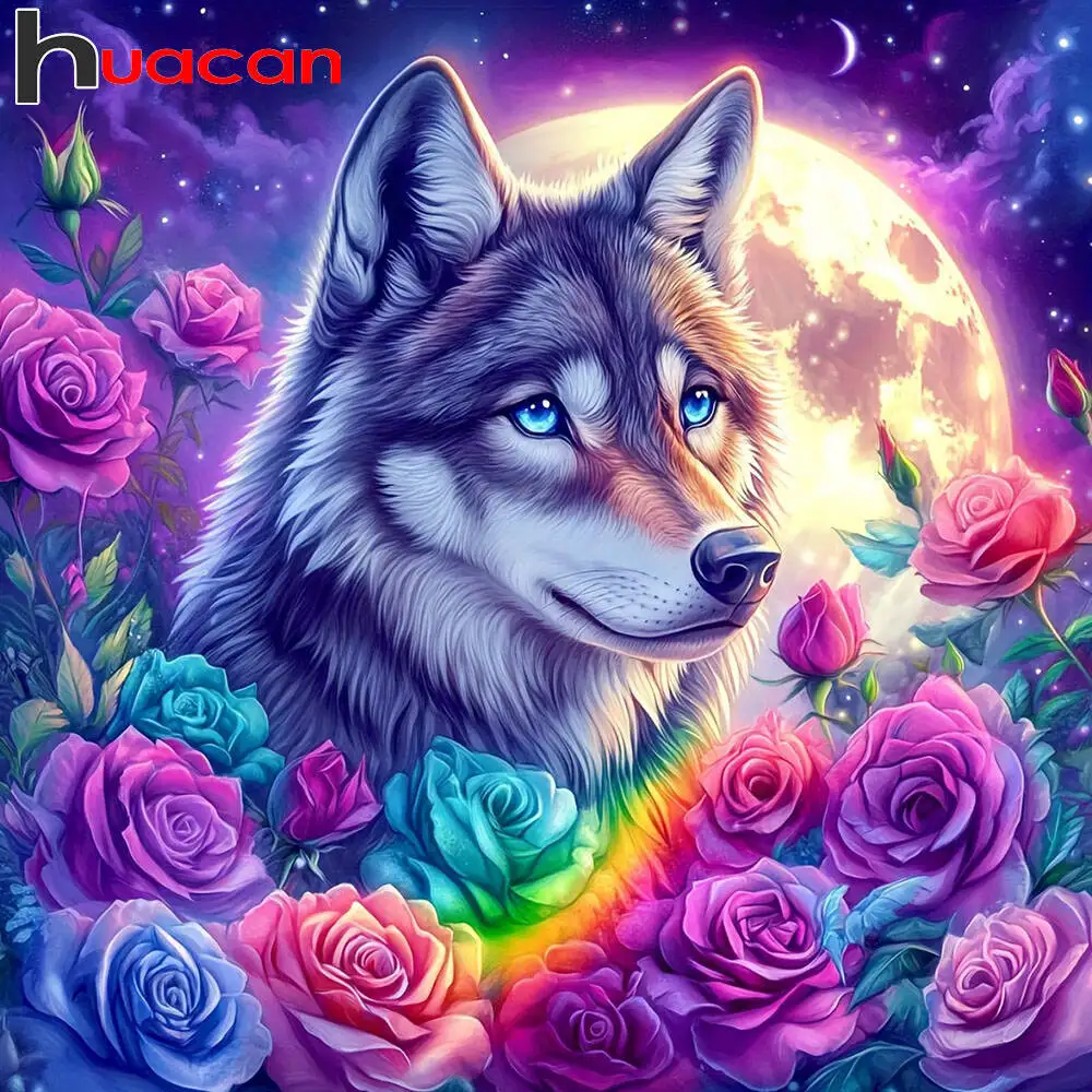 

Huacan 2021, новая коллекция, алмазные картины, дельфин, небо, алмазная вышивка, морской закат, мозаика, художественные украшения, картины