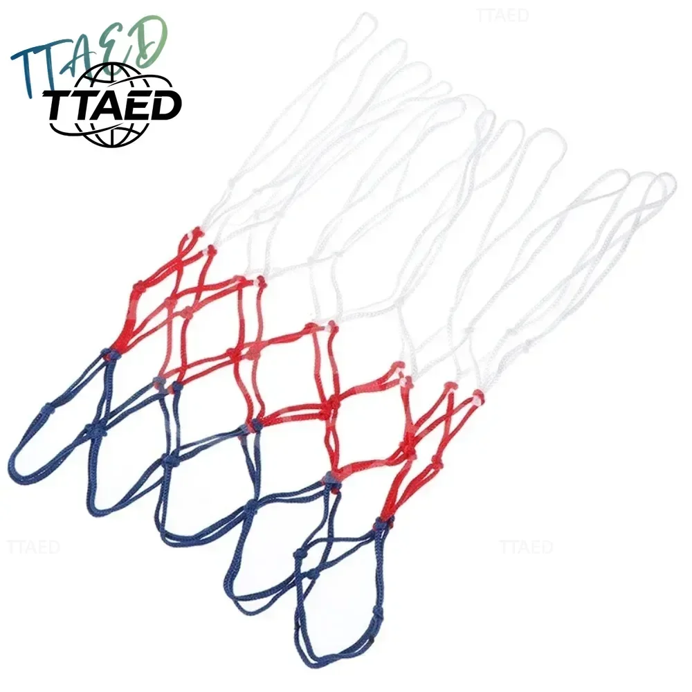Standard Basketball Net Durable Nylon Thick Thread Three Color Universal Basketball basket ball hoop basketball accessories