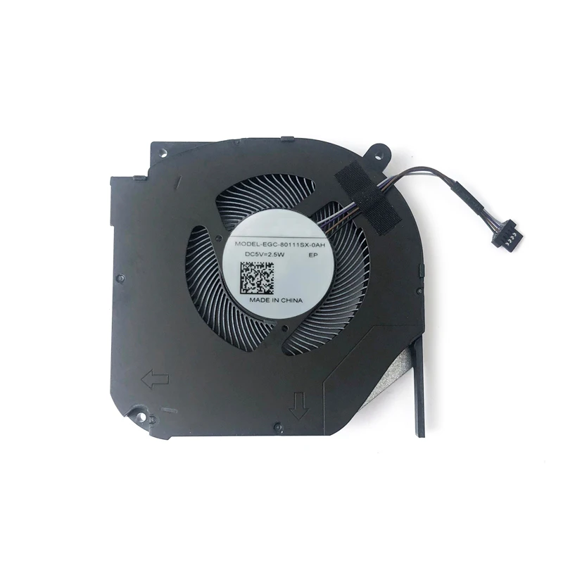 New Laptop CPU GPU Cooling Fan for Hokage T9X T9X-7R T5A T5C T5A Pro T5-6R Cooler EGC-80111SX-0AH THER6GM6A0-3911 GM6AG0M 4pins