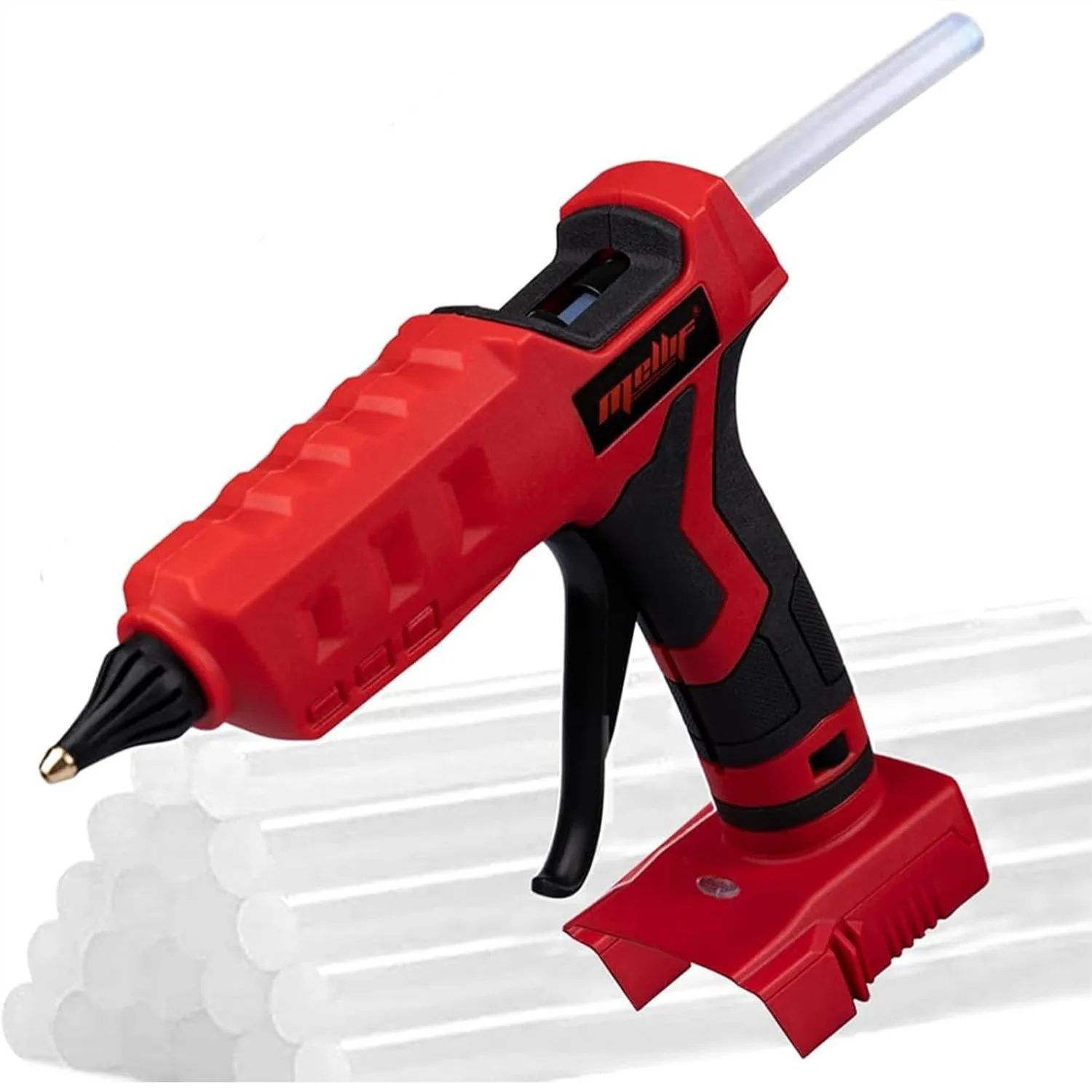 

Cordless Hot Glue Gun Compatible With 18V Battery Tool Only 100W Handheld Battery Powered Glue Gun Kit With 20PCS Full Size Glue Sticks For Arts Crafts And DIY