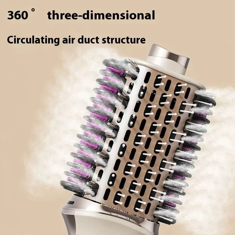 Tinsol 3-em-1 pente de ar quente alisador de cabelo modelador multiuso alisamento de cabelo pente fofo secador de cabelo ferramenta de estilo