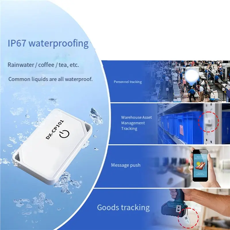 10X Mini Bluetooth Ibeacon Tag Base Station For Indoor Personnel Positioning And Asset Tracking IP67 Waterproof-A97E