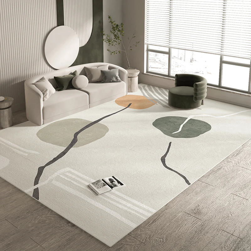 Modern Minimalist Rugs Bedroom Bedside Carpet Home Living Room Decoration Area Rug Large Green Lounge Carpets Entrance Door Mat