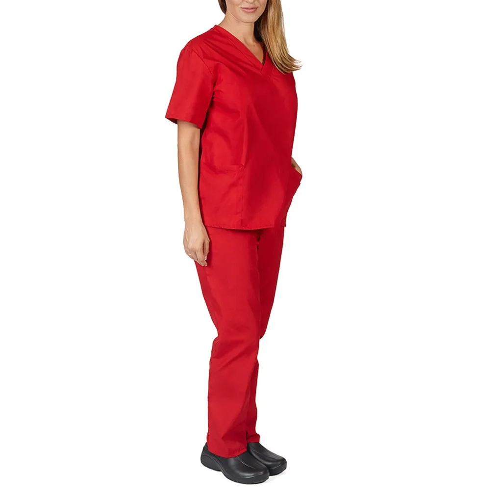 

Hot Sell Short Sleeved Hand Washing Clothes For Women in The Operating Room Nurse Suit Surgical Suit Isolation Suit Work Suit