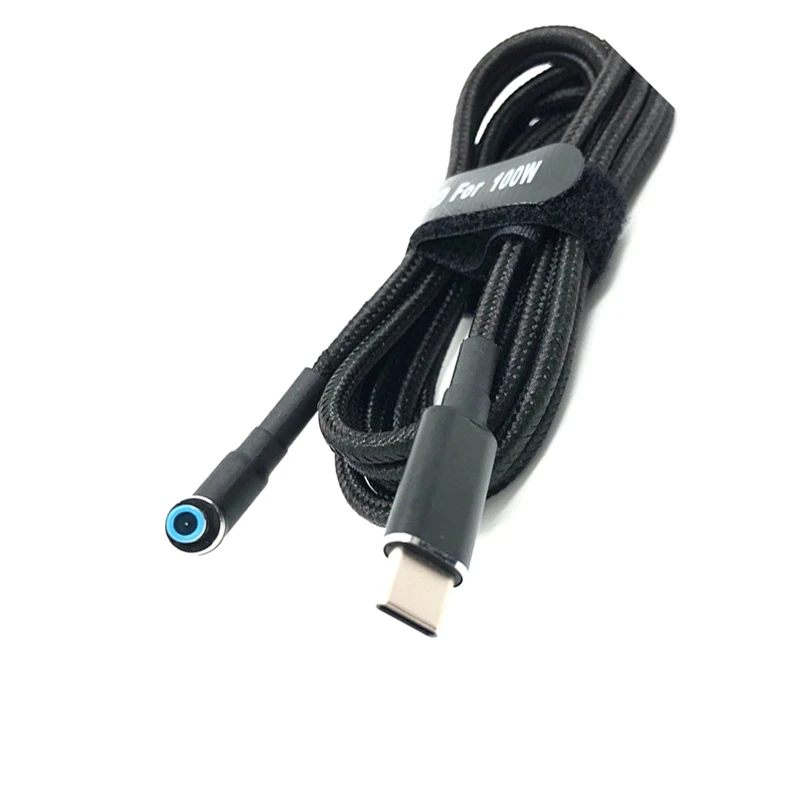 USB C-노트북 충전 케이블 어댑터, C타입-DC 컨버터, 100W PD 전원 충전기, HP용 공급 코드, 4.5x3.0mm