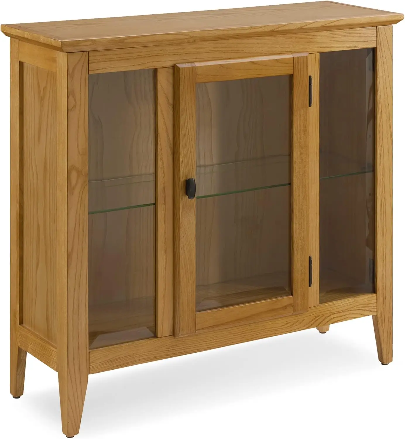 10000-DS Entryway Curio Cabinet with Interior Light and Adjustable Shelf, Desert Sand