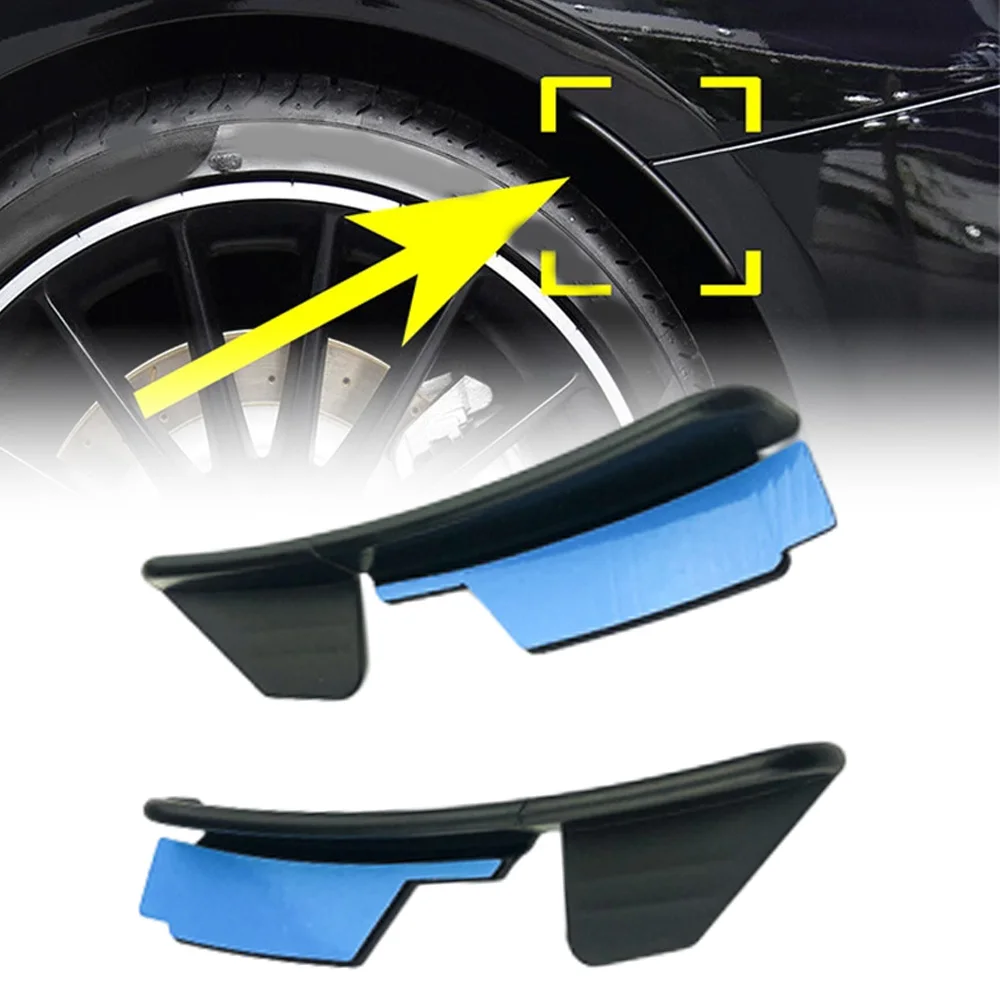 

Pair Rear Bumper Fender Flares Mud Flaps Wheel Eyebrow Lips For Mercedes-Benz CLA C117 CLA45 AMG CLA180 CLA200 CLA250 2013-2019