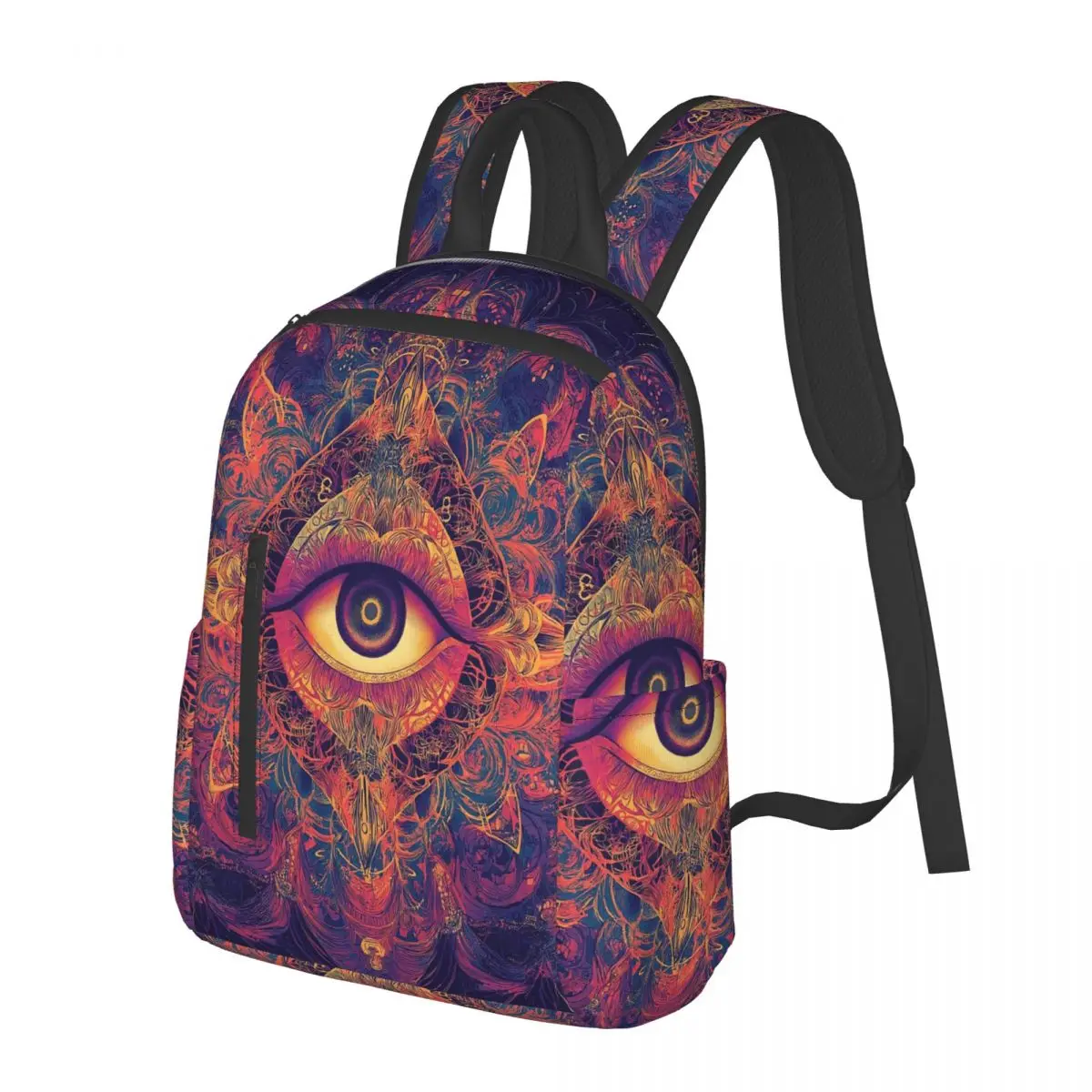 

Mysterious Eye Pattern Student Backpack School Bag Hiking Travel Daypack for Boys Girls Bookbag Shoulder Bags