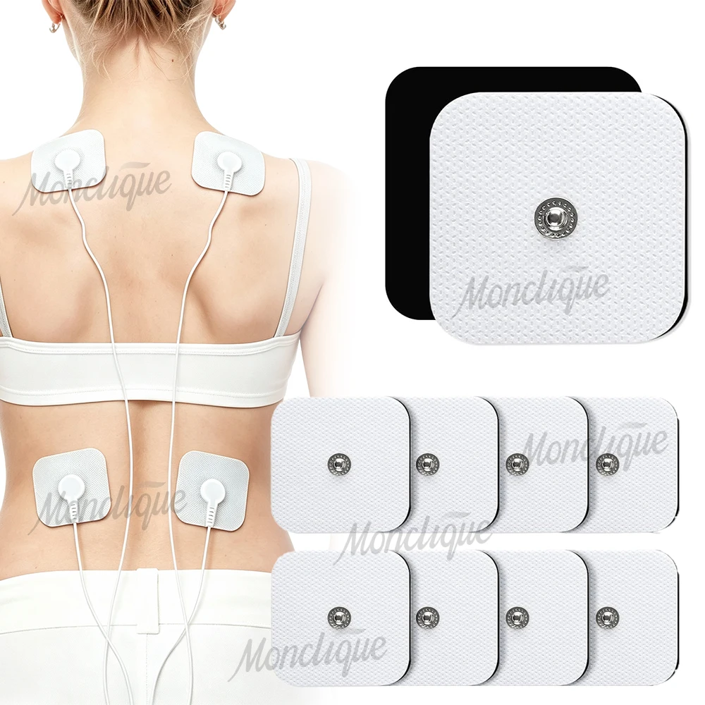 EMS Electrode Sheet Reusable Gel Tablets Self-adhesive for Muscle Stimulators Low Frequency Conductive Sticker Body Care Tools