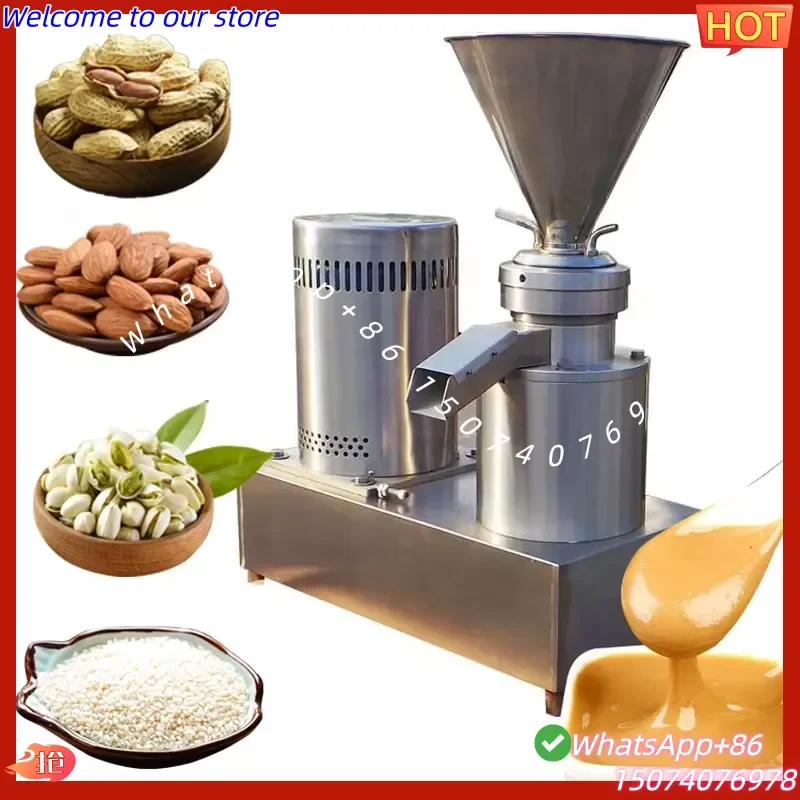 2026 2025 Hot Sale Factory Price Sesame Tahini Peanut Butter Making Machine Industrial Machine Almond Butter Colloidal Mill