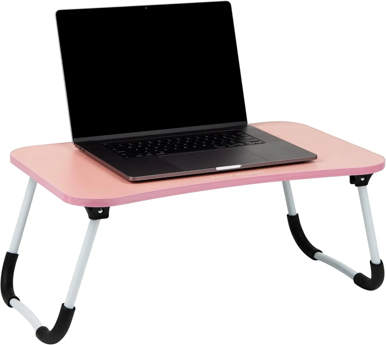 

Portable Laptop Stand Bed Tray with Folding Legs, MDF Material, Pink Color, 23.25x13.75x10.5 Inches