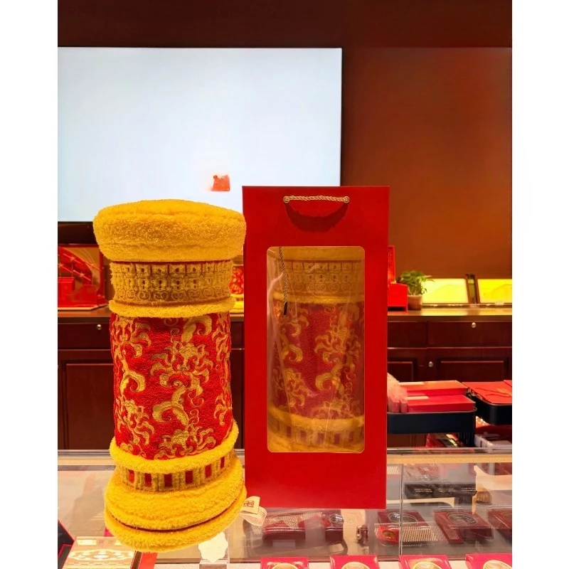 Cultural and creative column plush doll Beijing merchandise souvenir gift for personal use