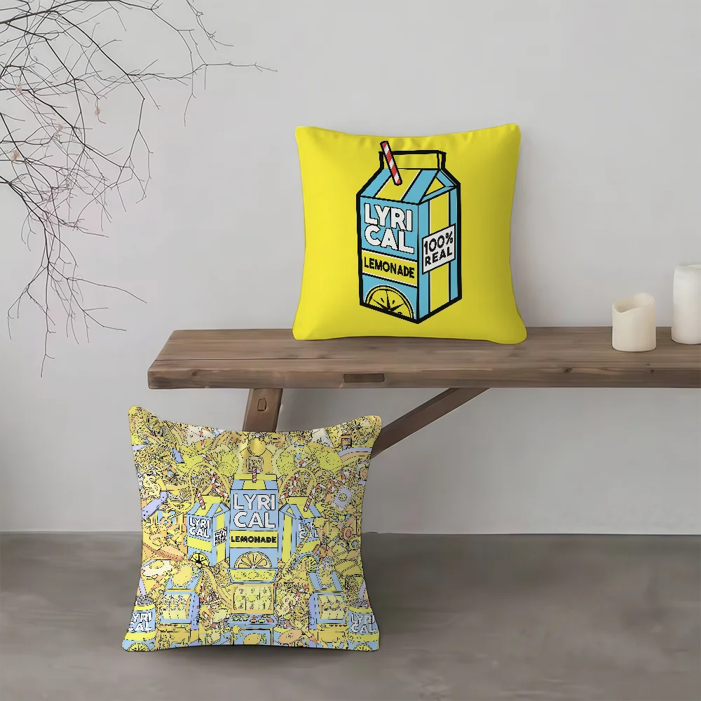 cushion Lemonade cover Singer Fashionable Style pillowcase L-Lyrical Comfortable sofa Bedroom Personalized Decoration