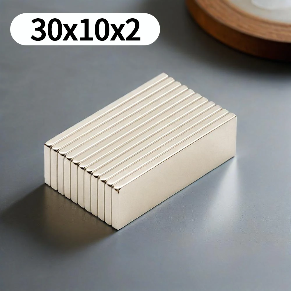 30X10X2MM imans Block Refrigerator magnets for Office Whiteboard Suitable Tools Home Workplace, Etc 30*10*2