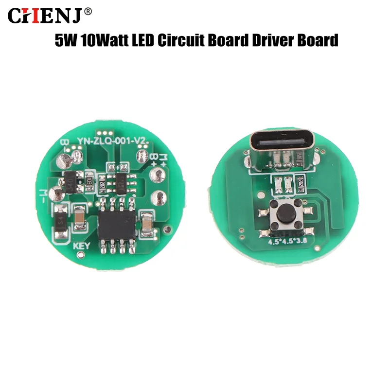 5W 10W Flashlight Driver Board Charger Board, DIY Circuit Board, TypeC Charging Port, Integrated Charging And Discharging Module