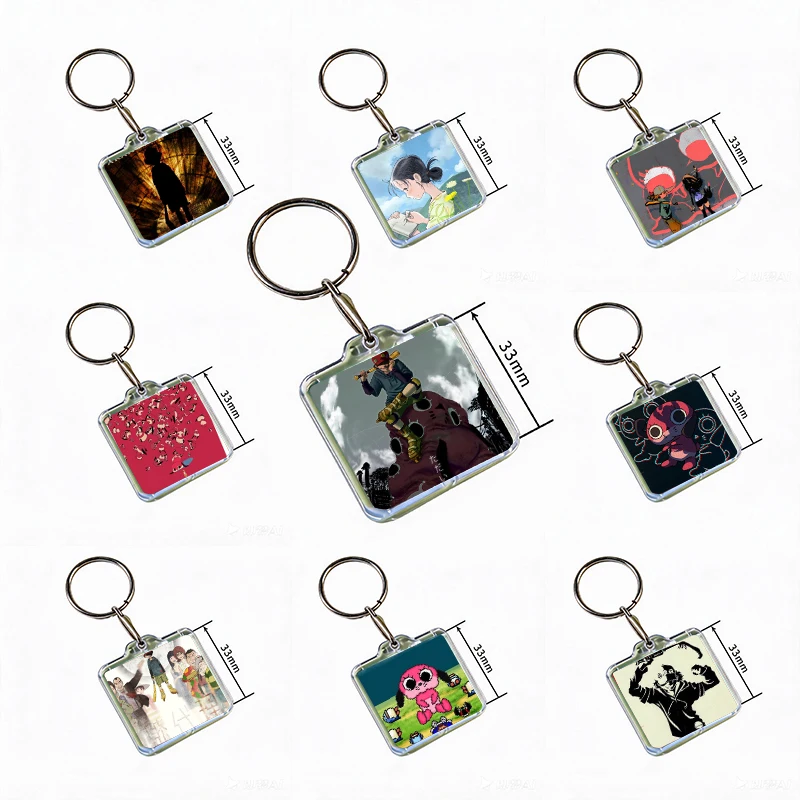 Anime Paranoia Agent Acrylic Keychain Handmade Hanging for Clothes Backpack Decoration Accessories Gifts with Friends