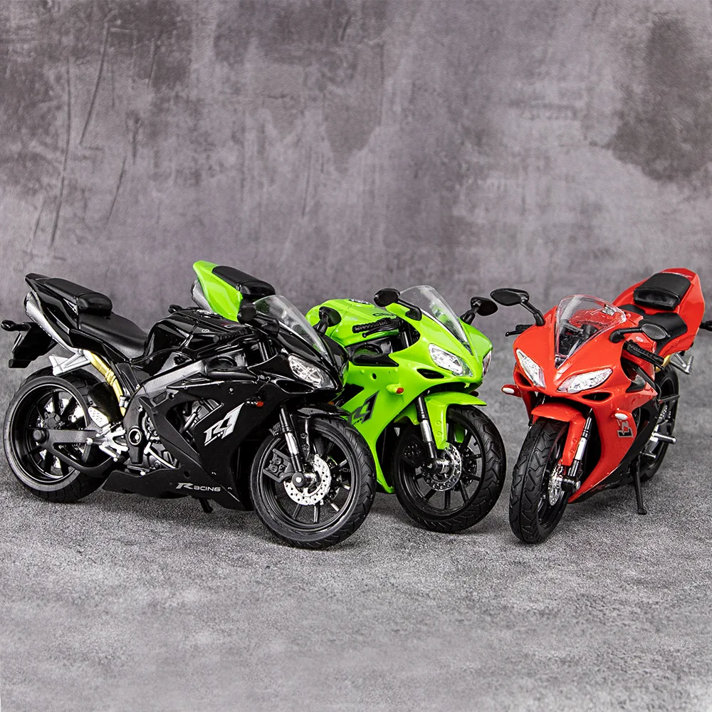 1:12 Yamaha YZF-R1 Racing Motorcycles Simulation Alloy Motorcycle Model Shock Absorbers Collection Toy Car Kid Gift