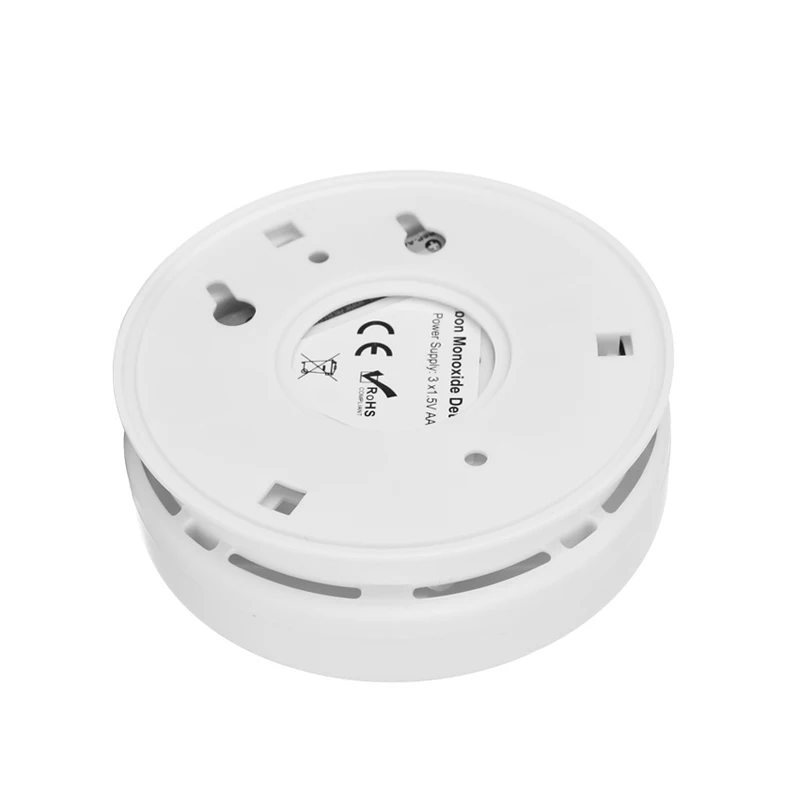 Imagem -03 - Detector de Vazamento de Gás de Monóxido de Carbono co Detector Display Lcd Intoxicação Som de Fogo Aviso de Envenenamento Sensor de Alarme Casa
