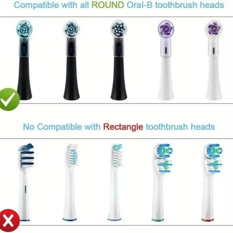 Toothbrush Dustproof Covers Caps Compatible with Braun Oral B Replacement Heads and iO Series Electric Toothbrush Head Protector