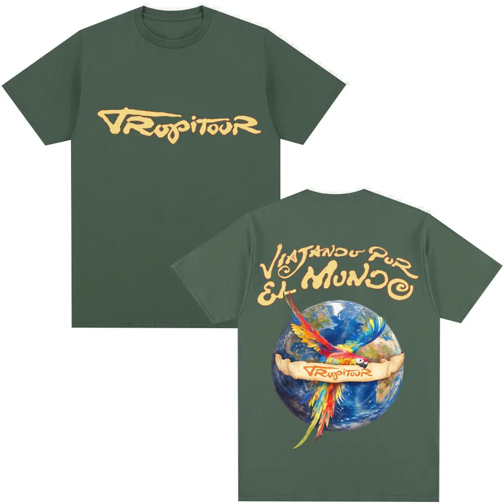 Karol G Tropicoqueta Tour Album 2026 T-Shirt für Männer und Frauen, Modische Ästhetische T-Shirts, Übergroße Lässige Baumwoll-T-Shirts, Streetwear – Detail 9