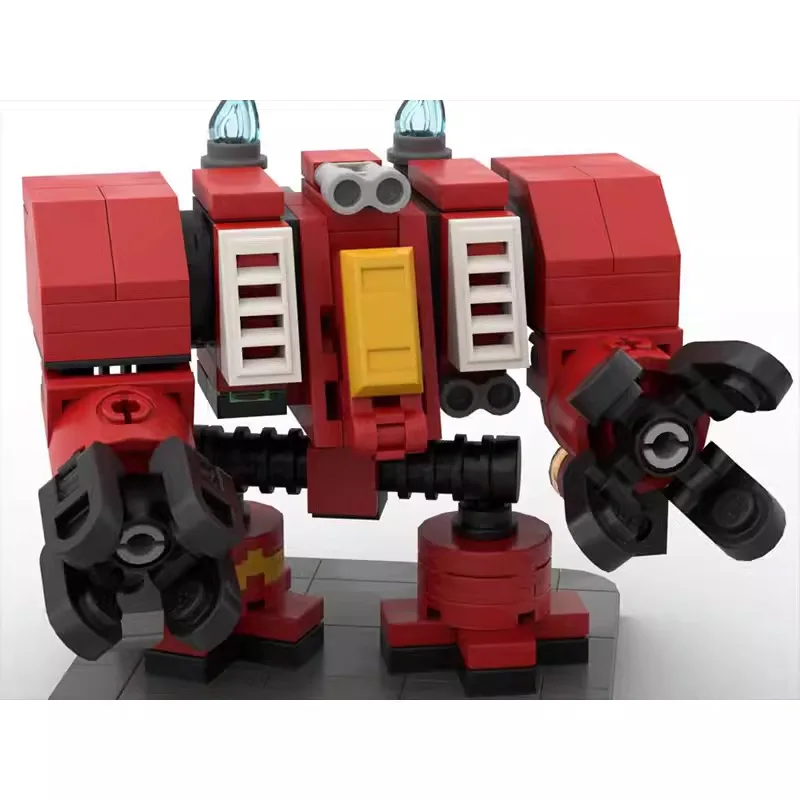 Classic Brutalis Dreadnought War Armor Mech Model Building Blocks Mini 40K Game Mech Robot Action Figure DIY Bricks Toys Gifts