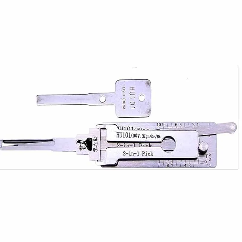 

Lishi 2 in1 HU101 Locksmith Tools Car Key Lock Picking Decoder and Pick FOR Volvo S40, V50 Lockpick Open Tool Full Set Master