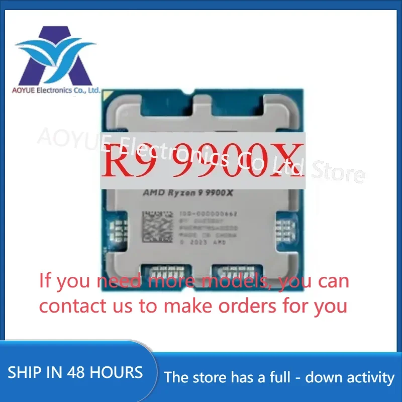 1 pz AMD Nuovo Ryzen 9 9900X R9 9900X Processore 5.6GHz 12-Core 24-Thread 76MB 4NM TDP 120W Socket AM5 CPU