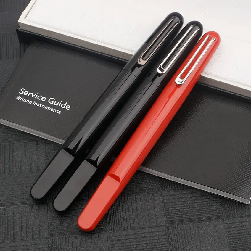 Luxury Matte Ultra Black MB Series Fountain Pen F Business Design Rollerball Pens with Capless Magnetic Cap Office Supplies