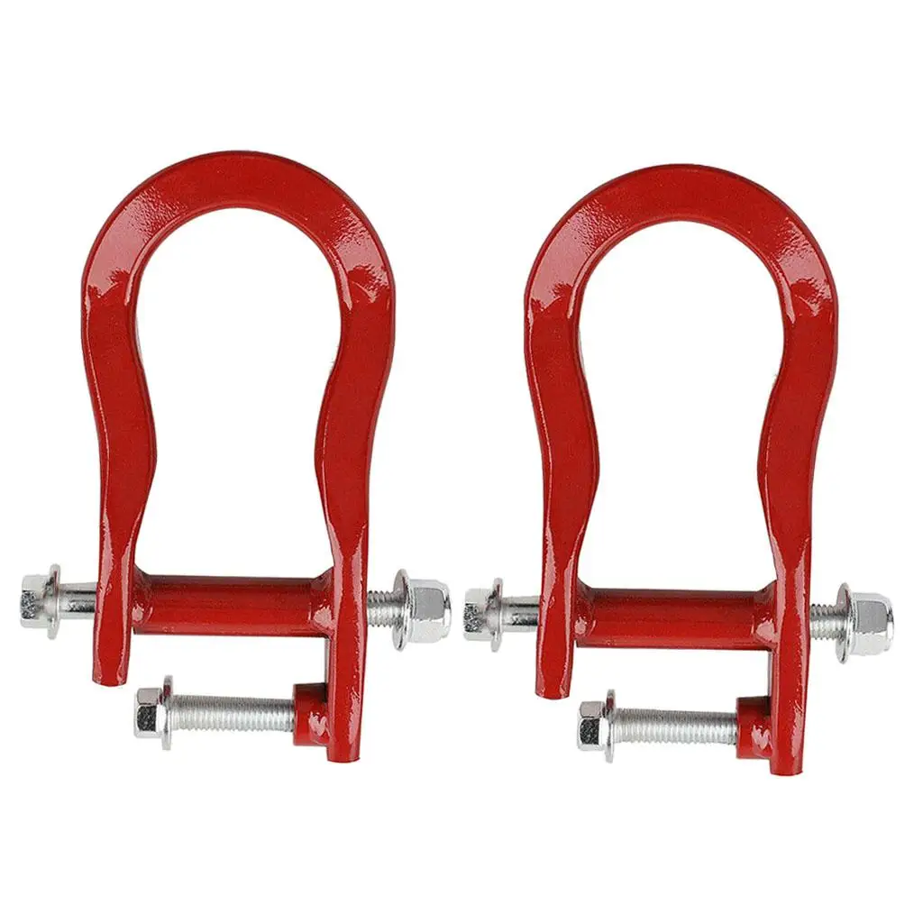 2x Car Tow Hooks 84192871 for Chevrolet 1500 07-18 Red Replace