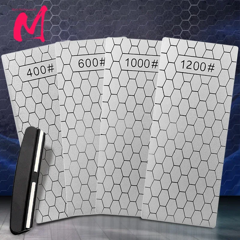 

Алмазный точильный камень, точилка для ножей 150*63 мм, ультратонкая сотовая поверхность, точильный камень, кухонный шлифовальный инструмент