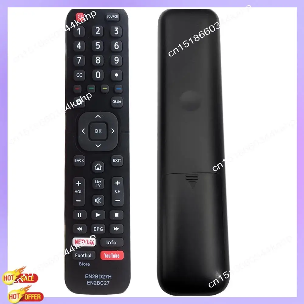 

CLCU TV Remote Control, For Hisense Intelligent TV Remote Control EN2BC27/EN2BD27H Replace Remote Controls
