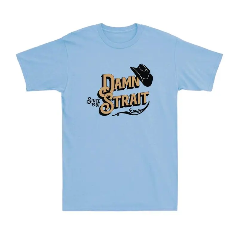 

Мужская футболка Damn Strait Since 1981. Кантри-музыка Cowgirl Western Vintage