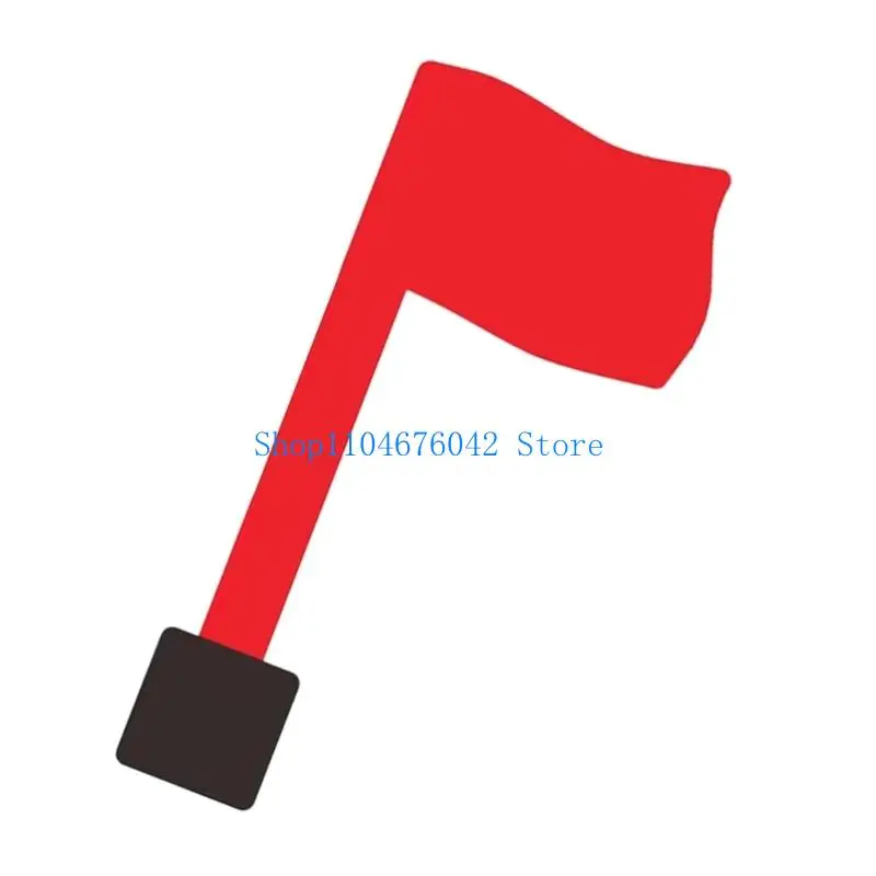 Bild 5: Rotes Briefkastenschild-Ersatzset, robuste, selbstklebende Outdoor-Pads, bestehen extreme Temperaturen für dauerhafte Installation