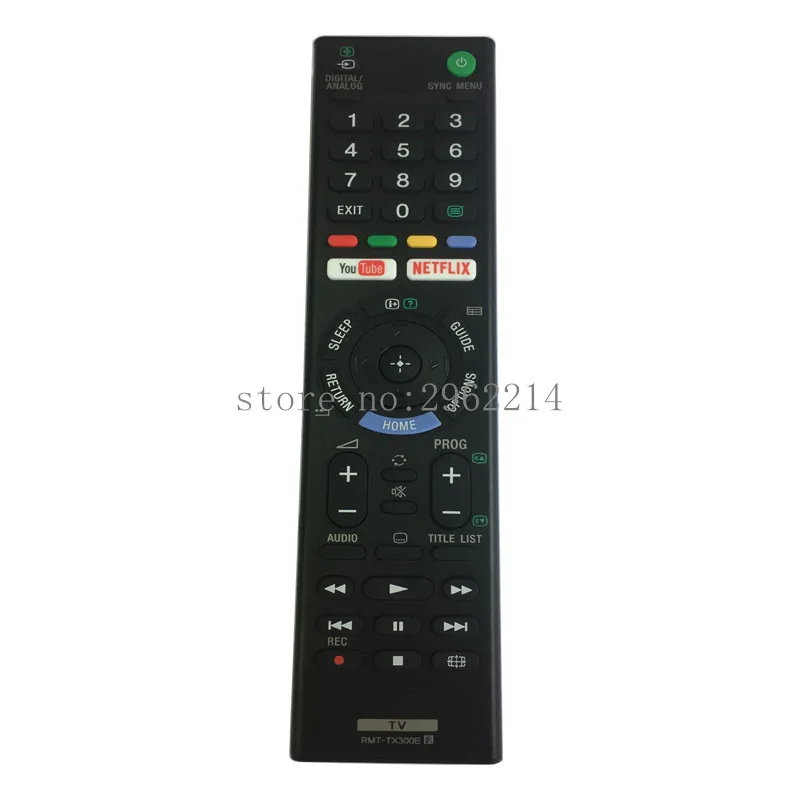 Remote control for SONYY LED TV RMT-TX300E  RMT-TX300P  BRAVIA 3D HD NETFLIX YOUTUBE remote control