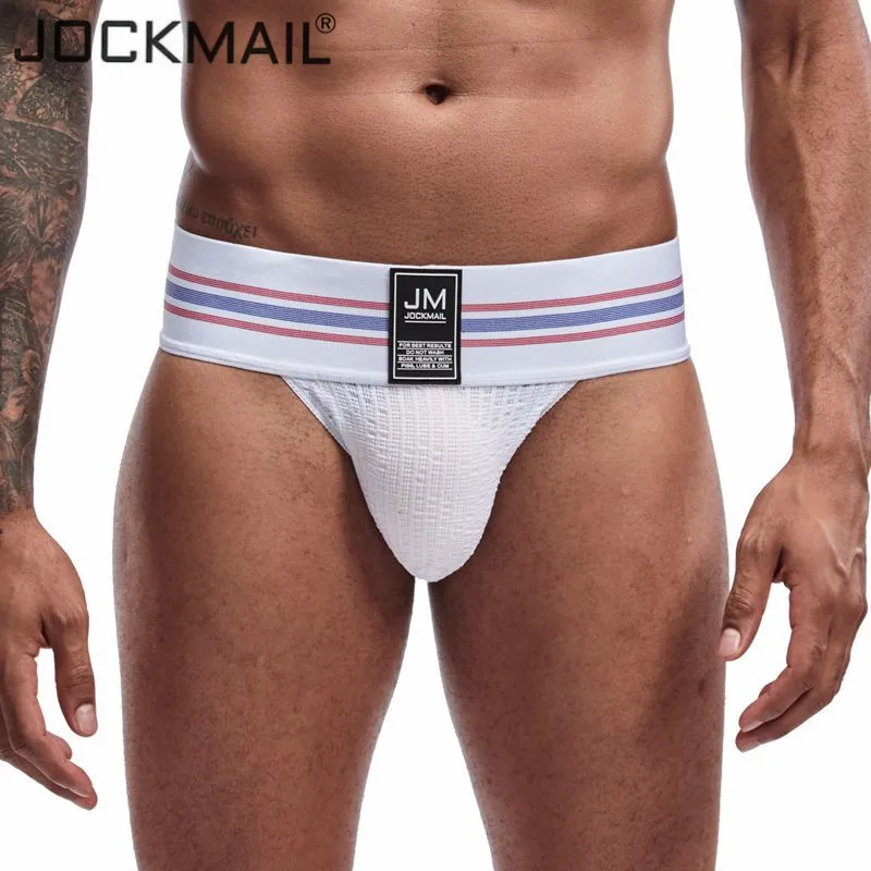 JOCKMAILcuecas De Algodao Masculina Super Wide Waist, Tide High Fork Briefs, High Elasticity Fitness Breathable Men Underground