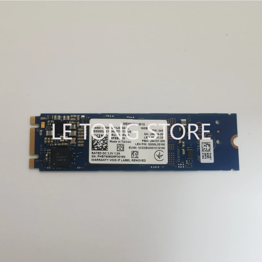 Free Shipping M10 M.2 2280 SSD 16GB PCIe M.2 2280 NVMe Internal Solid State Drive For Intel Optane  Acceleration card