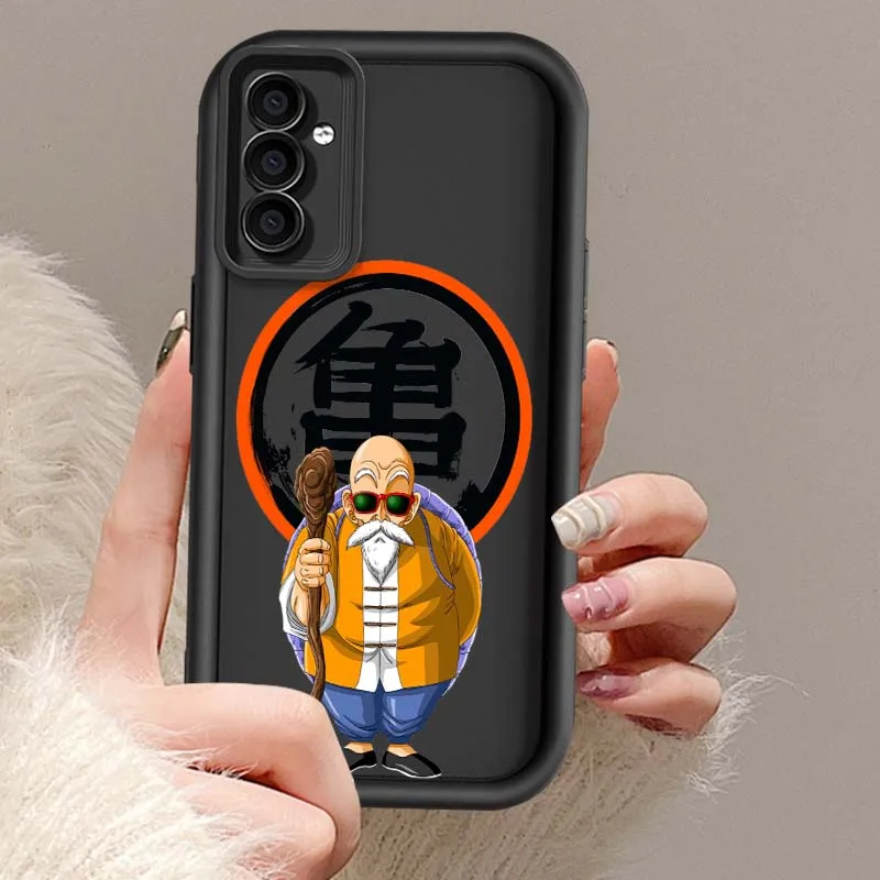 D-Dragon Ball Anime Master Roshi Cover For Samsung A71 A56 A55 A54 A53 A51 A35 A32 A31 A16 A15 A06 Eye Ladder Phone Case