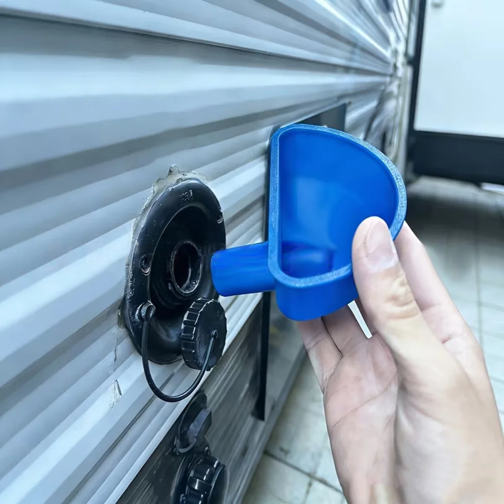 Plastic Freshwater Filling Funnel for RVs Trailers Compact Design with Wide Mouth and Precision Tapered Spout 1 Piece