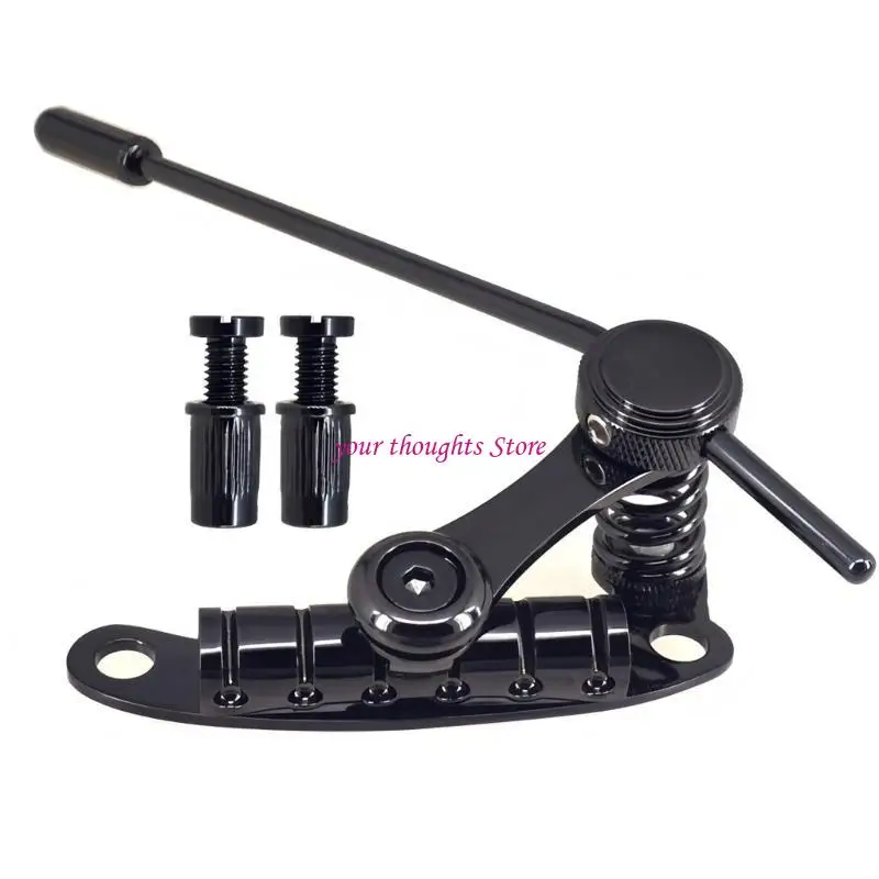 

Guitar Bridge Pull Plate Bridge Bar Tailpiece Tremolo for Stage Maintenance 4XBB