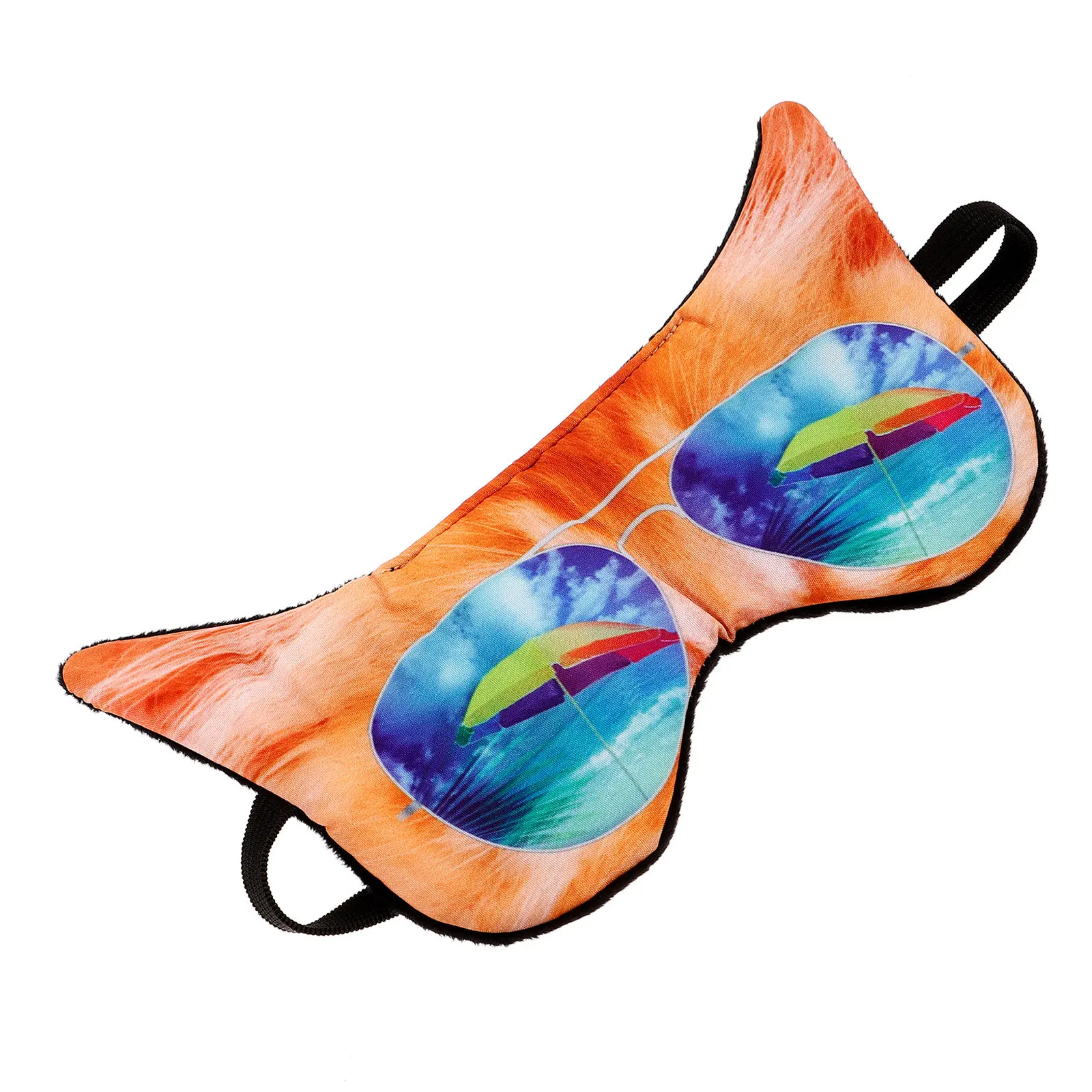 

Adorable Kitten Eye Mask Women's Sleep Blindfold Soft Breathable Fabric Home Office Nap Time Eye Cover Light Blocking Sleep