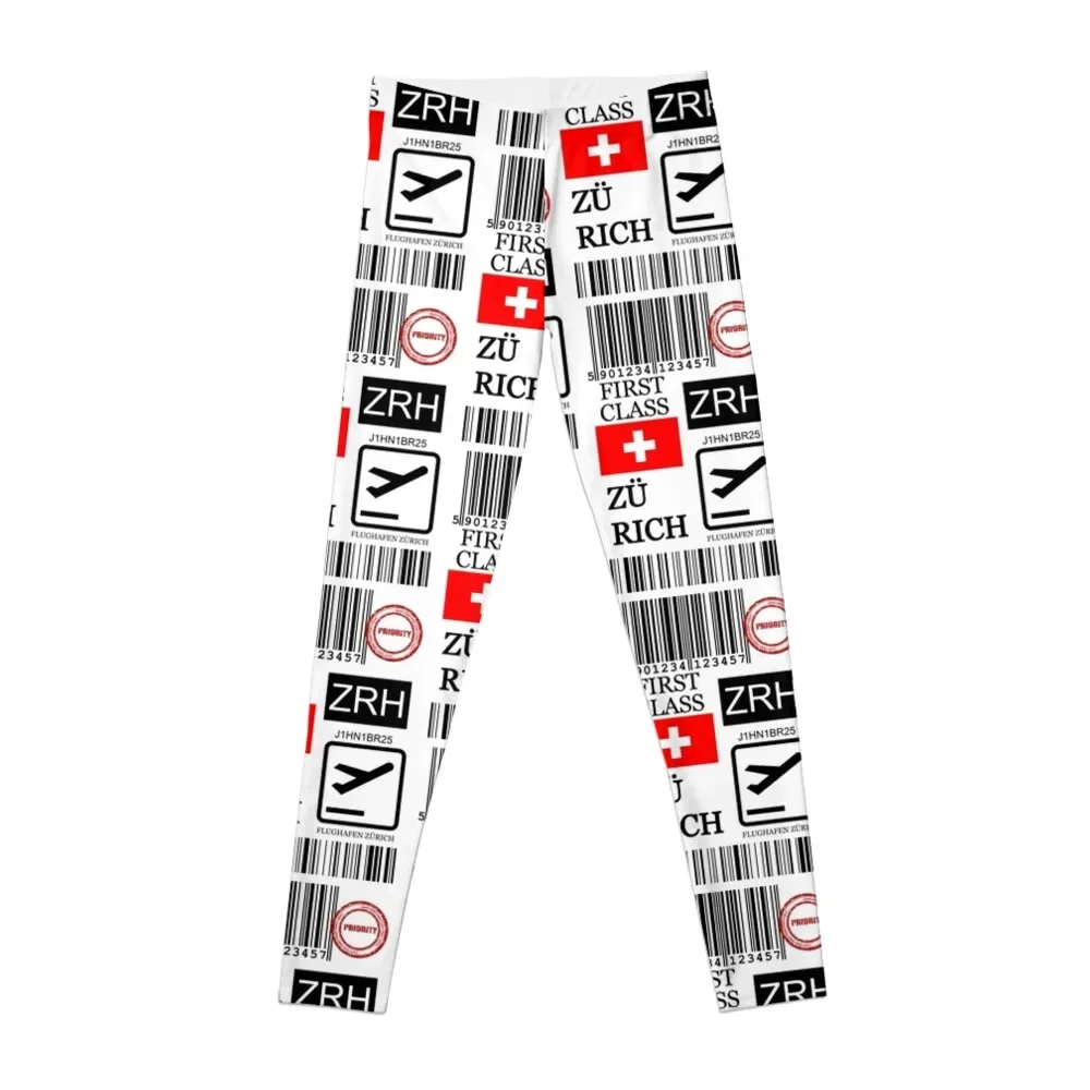 Zurich Airport Леггинсы спортивные женские тренажерный зал Женские брюки Женские леггинсы