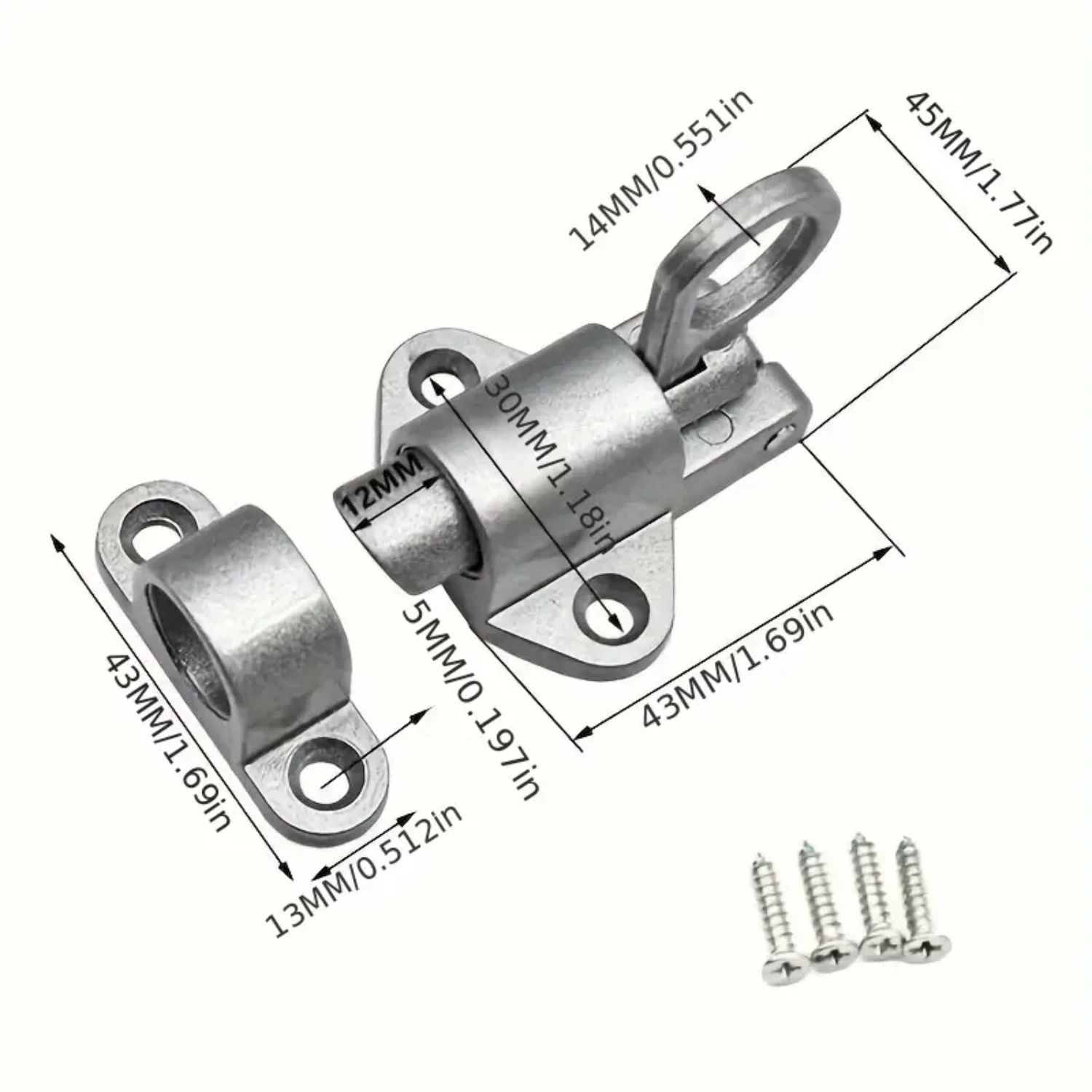 Premium, High-Quality, and Durable Stainless Steel Secure Door Lock - Ultimate Security Solution for Home, Office, and More - Re