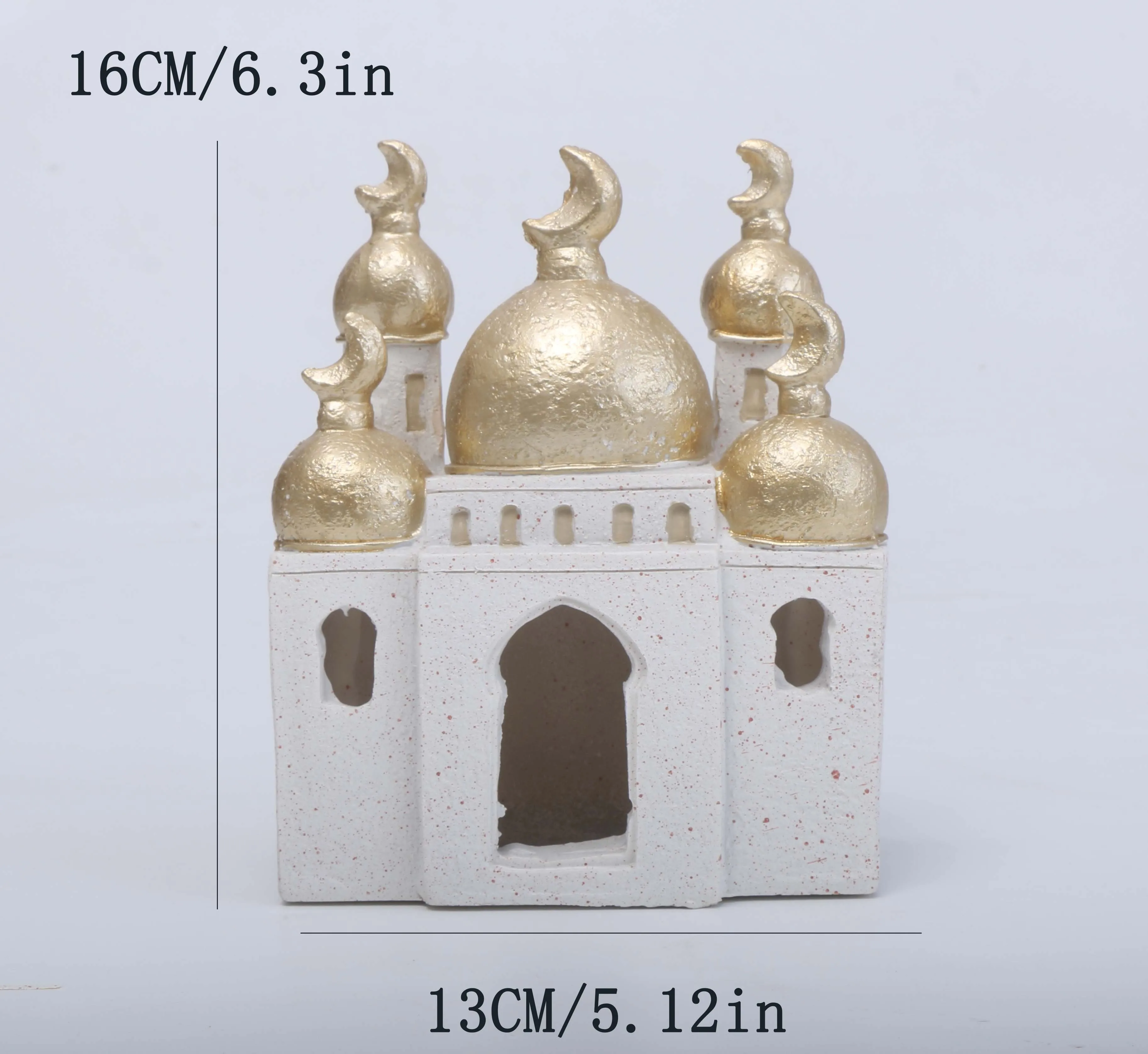 1 PC Candlestick Muslim Kaaba Dome Mosque Islamic Desktop Ornament Table Car Decor Crafts Gifts image 3