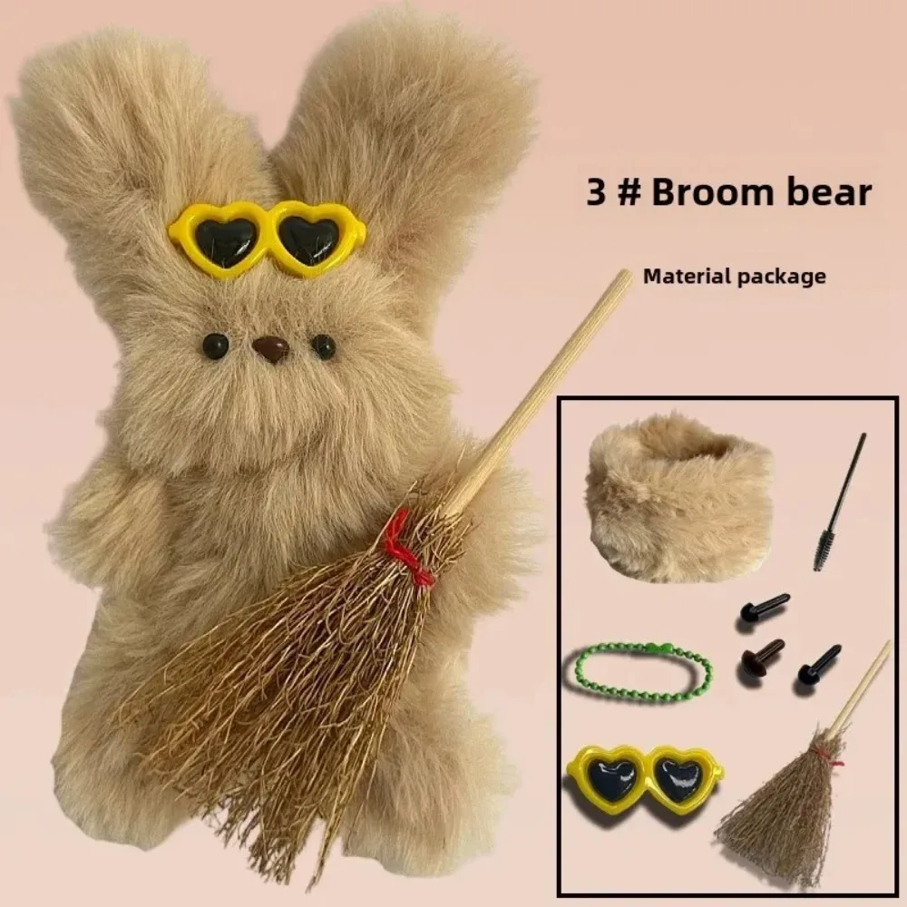 

Iron Wire Rabbit Hair Twisting Stick Doll Sewing Toy Crafts Handmade DIY Material Bag Handmade Crafts Fluffy Homemade Plush Doll