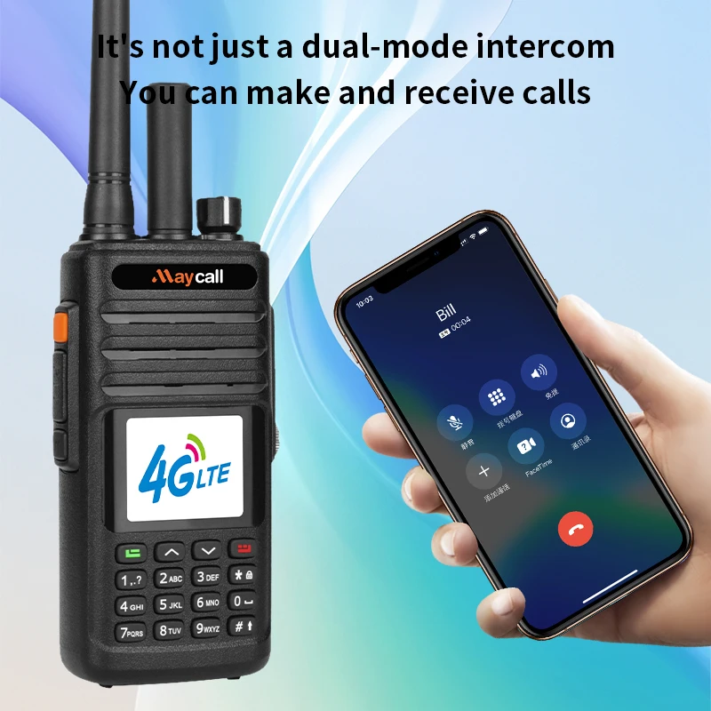 MC-700 4G POC VHF/UHF Dual-Mode Radio Handheld Global Range IP68 Waterproof Off-grid Communication Walkie-talkie Outdoor