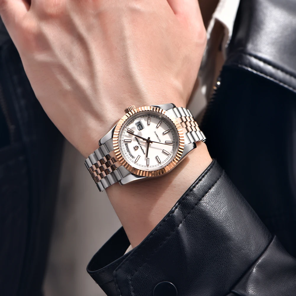 2025 New PAGANI DESIGN Watches Enamel Dial Luxury Mechanical Watch For Men Gift Stainless Steel AR Sapphire Glass Luminous Clock