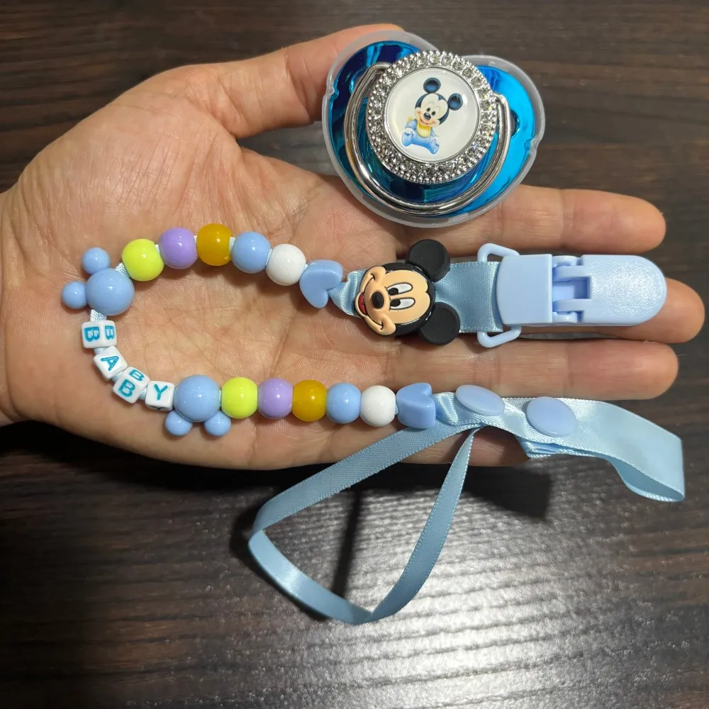 

Kawaii baby pacifier holder for newborn breastfeeding nipple clip baby exclusive chewable nipple baby pacifier anime printed